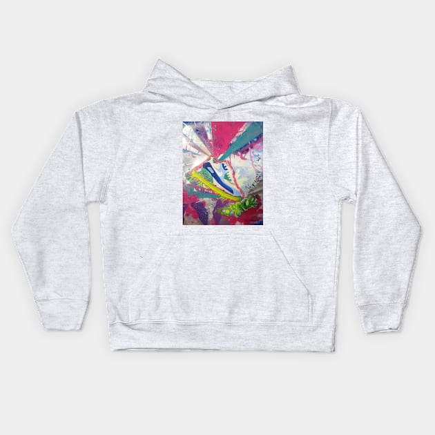 "Colorful Artsy Sneakers" Kids Hoodie by Dmitry_Buldakov